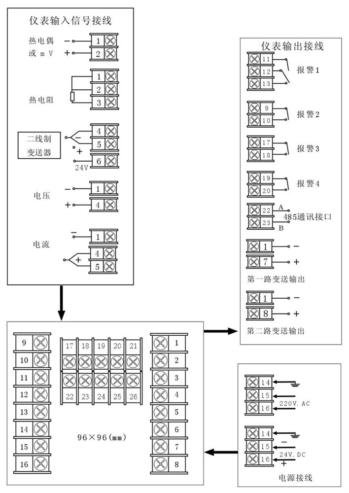 智能數(shù)字顯示調(diào)節(jié)儀接線指南